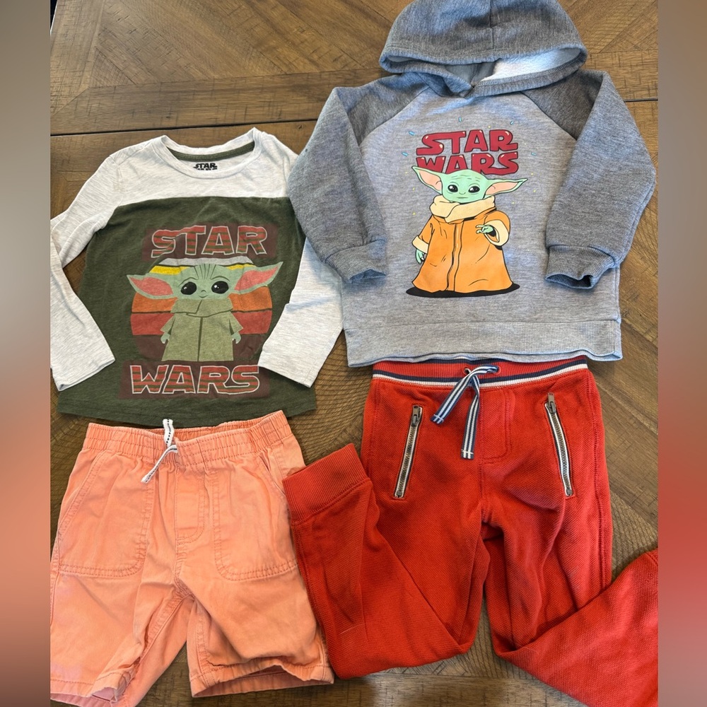 Star Wars Toddler Outfit Bundle 4T
